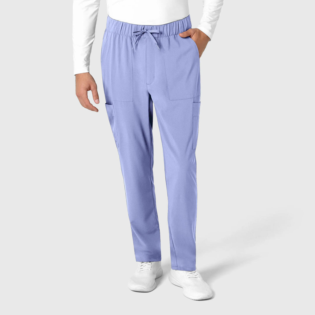 Wink Scrubs Men's Tapered Scrub Pant Ceil Blue | scrub-supply.com