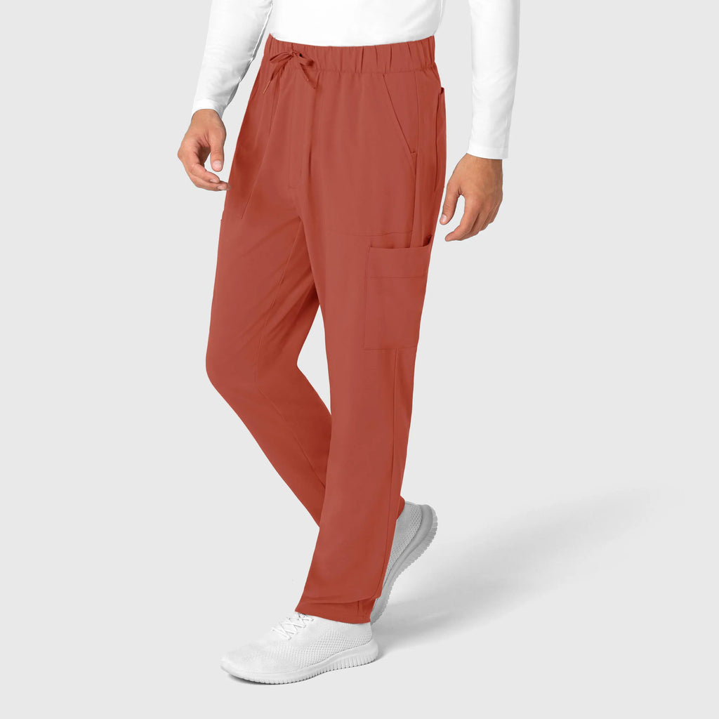 Wink Scrubs Men's Tapered Scrub Pant Mineral Red | scrub-supply.com