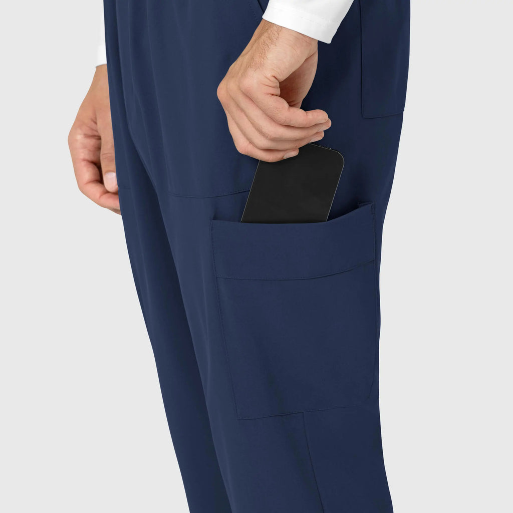 Wink Scrubs Men's Tapered Scrub Pant Navy | scrub-supply.com