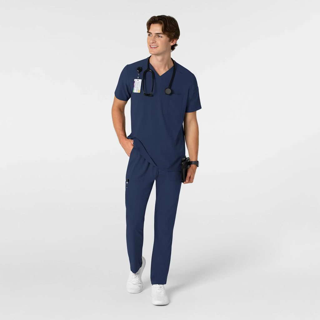 Wink Scrubs Men's Tapered Scrub Pant Navy | scrub-supply.com