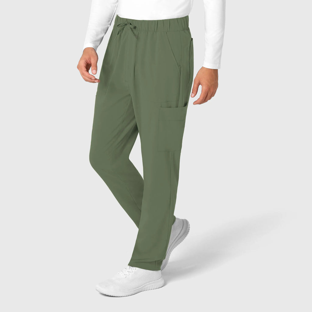 Wink Scrubs Men's Tapered Scrub Pant Olive | scrub-supply.com