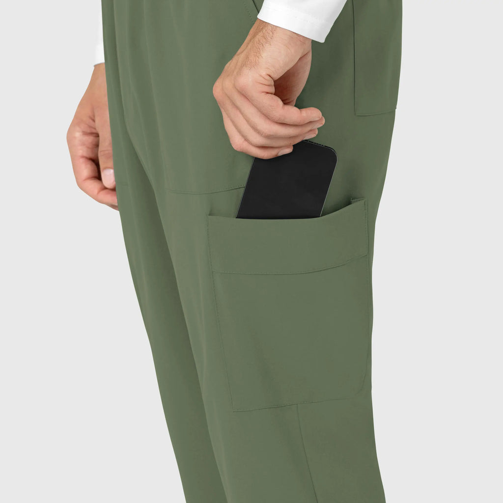 Wink Scrubs Men's Tapered Scrub Pant Olive | scrub-supply.com