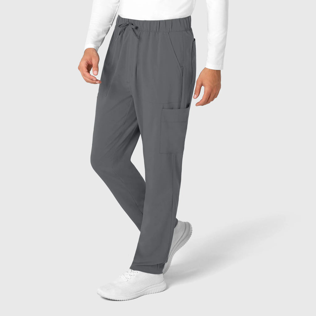 Wink Scrubs Men's Tapered Scrub Pant Pewter | scrub-supply.com