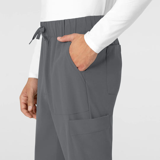 Wink Scrubs Men's Tapered Scrub Pant Pewter | scrub-supply.com