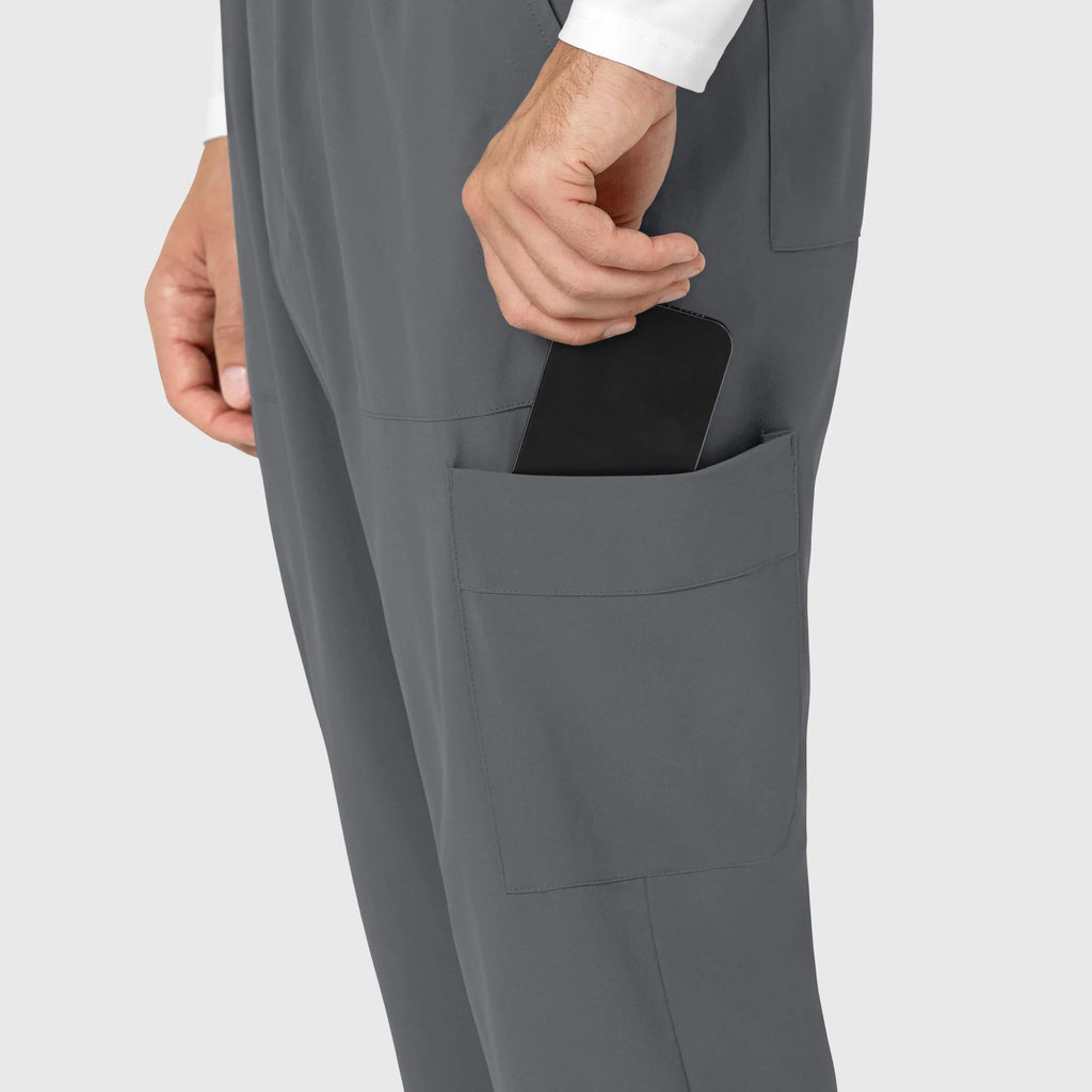 Wink Scrubs Men's Tapered Scrub Pant Pewter | scrub-supply.com