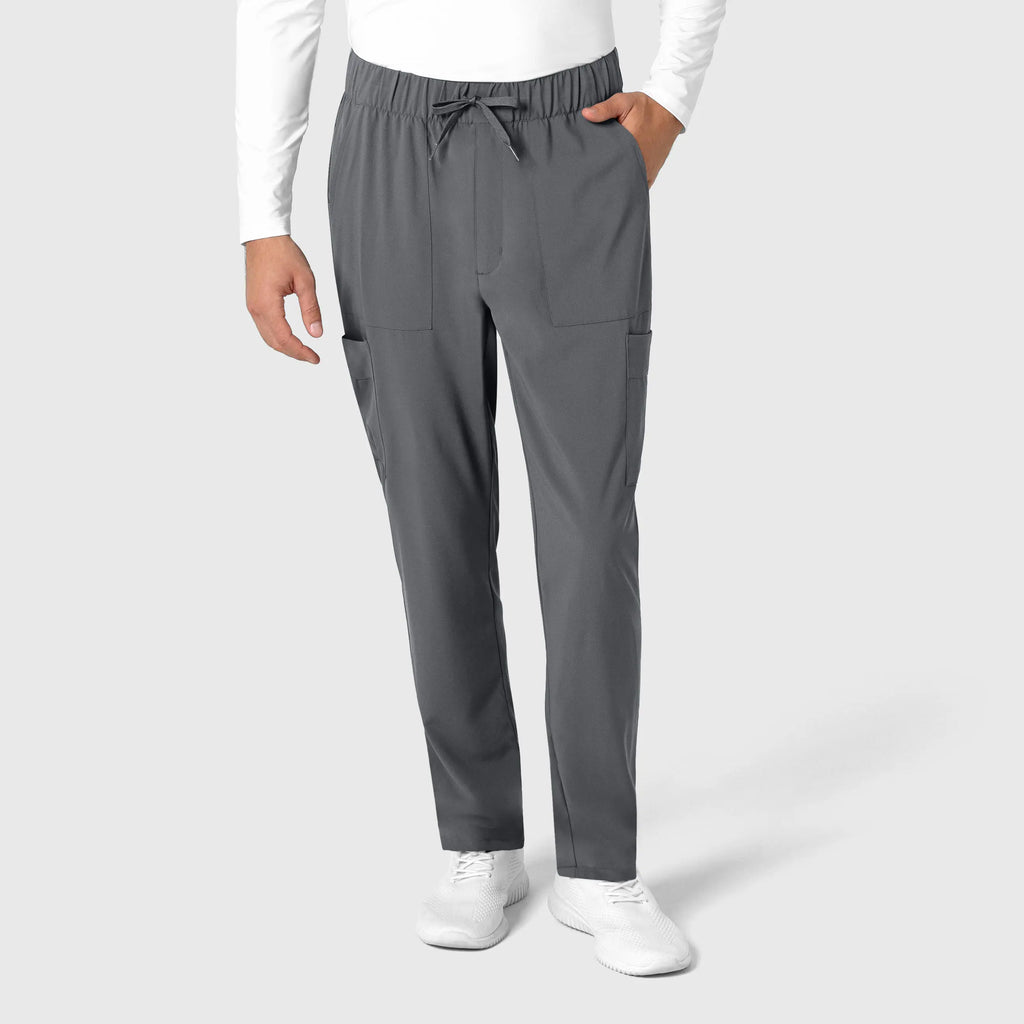 Wink Scrubs Men's Tapered Scrub Pant Pewter | scrub-supply.com