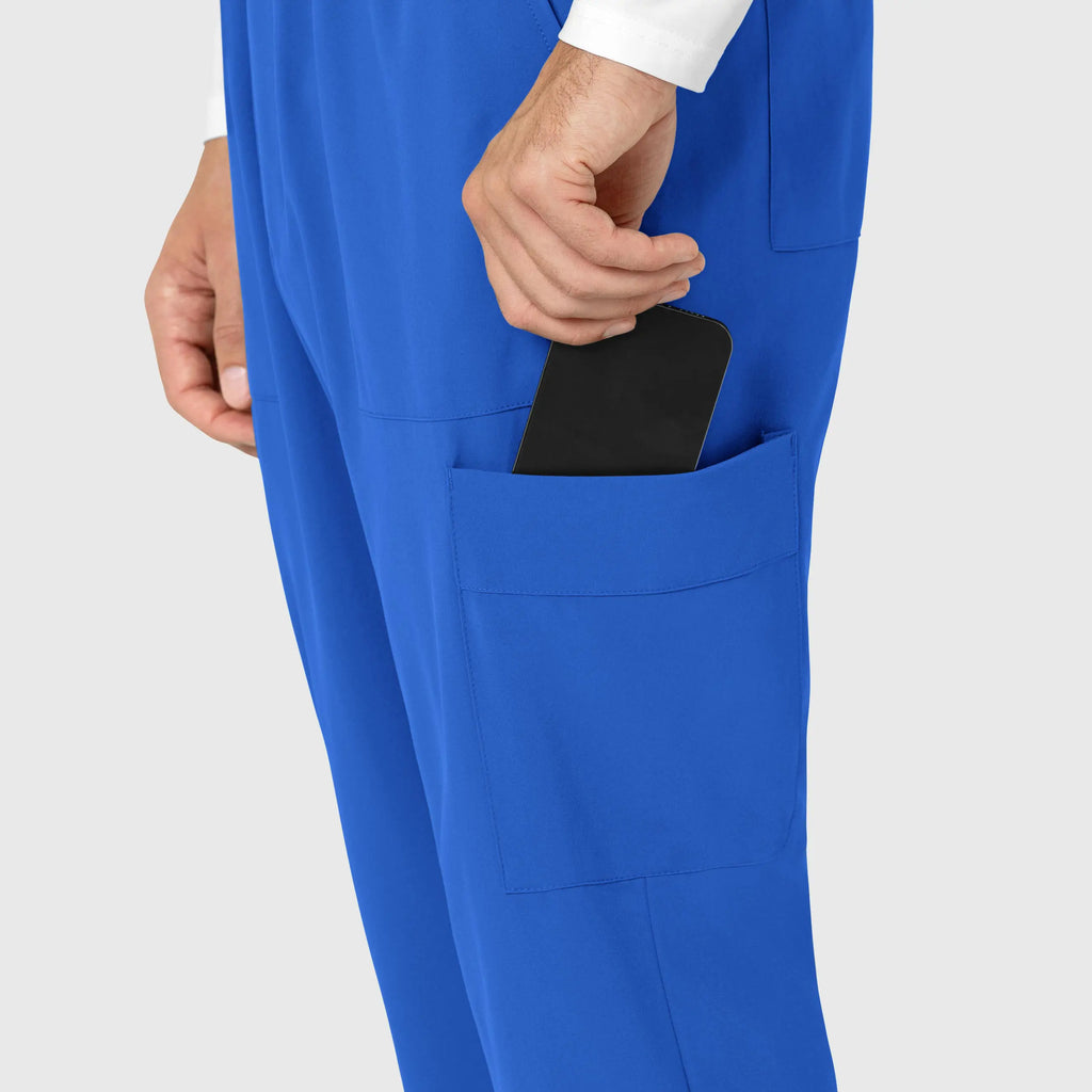 Wink Scrubs Men's Tapered Scrub Pant Royal Blue | scrub-supply.com