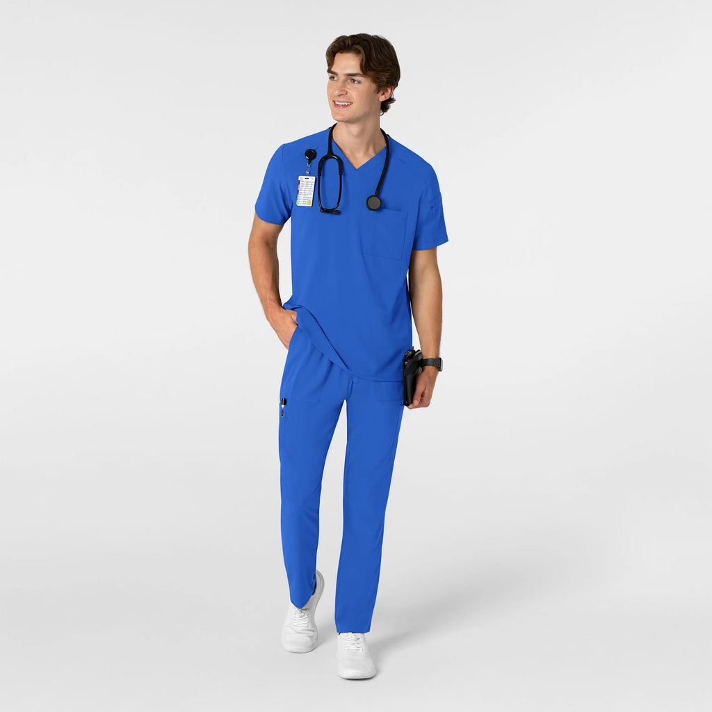 Wink Scrubs Men's Tapered Scrub Pant Royal Blue | scrub-supply.com