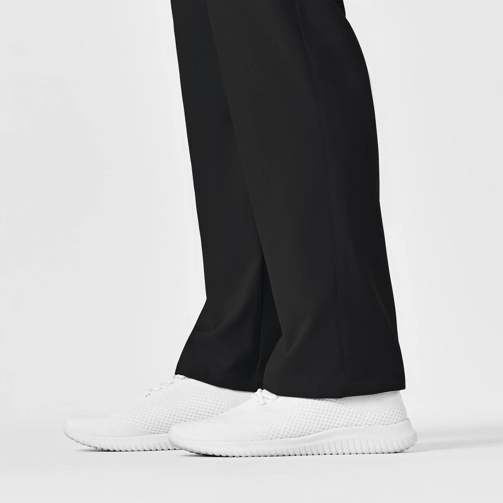 Wink Scrubs Unisex Multi-Cargo Scrub Pant Black | scrub-supply.com