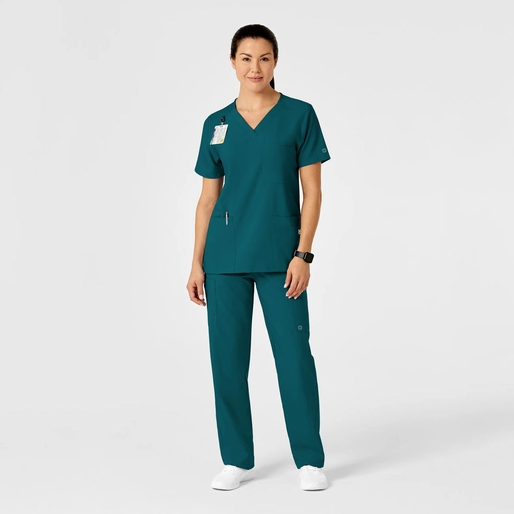 Wink Scrubs Unisex Multi-Cargo Scrub Pant Caribbean Blue | scrub-supply.com