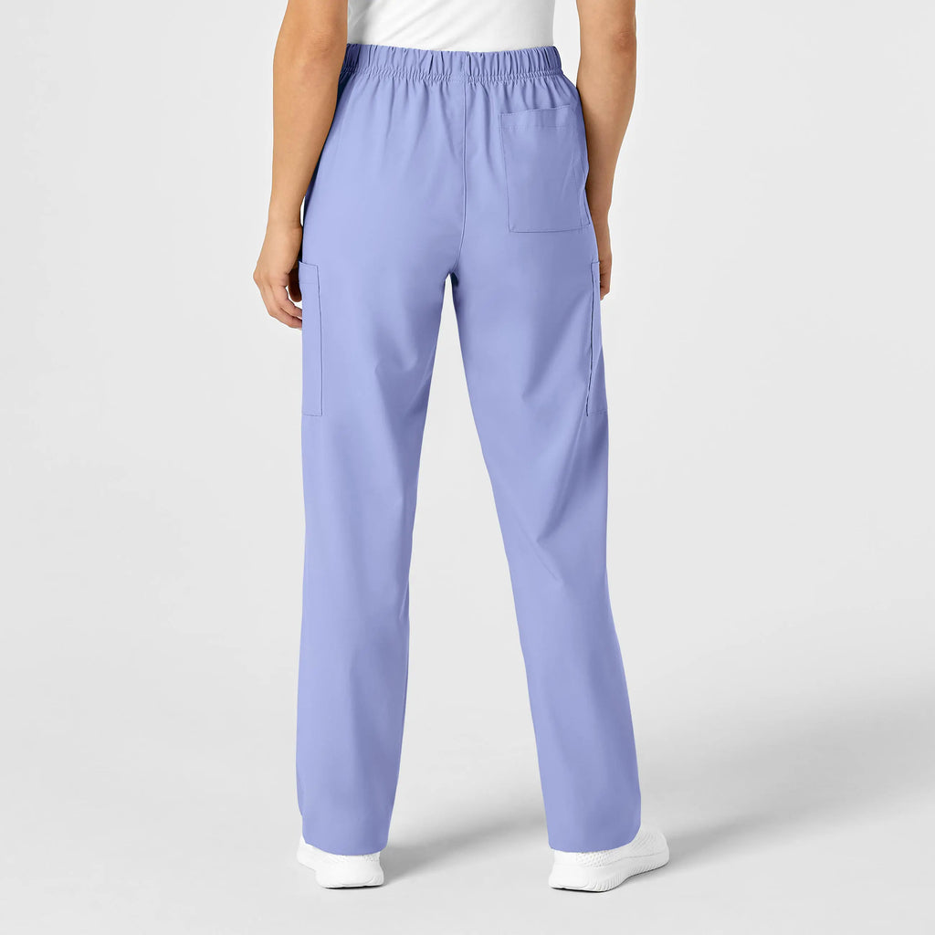 Wink Scrubs Unisex Multi-Cargo Scrub Pant Ceil Blue | scrub-supply.com