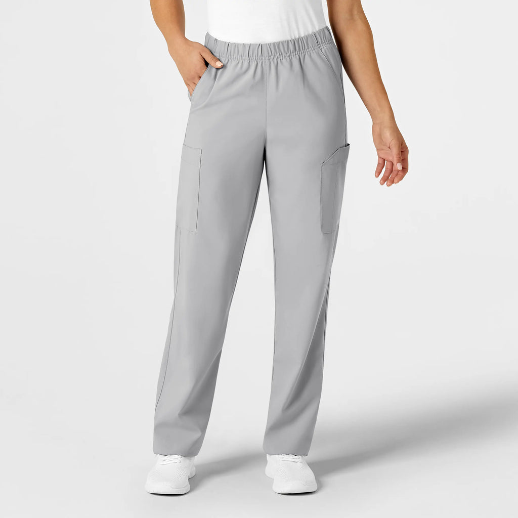 Wink Scrubs Unisex Multi-Cargo Scrub Pant Grey | scrub-supply.com