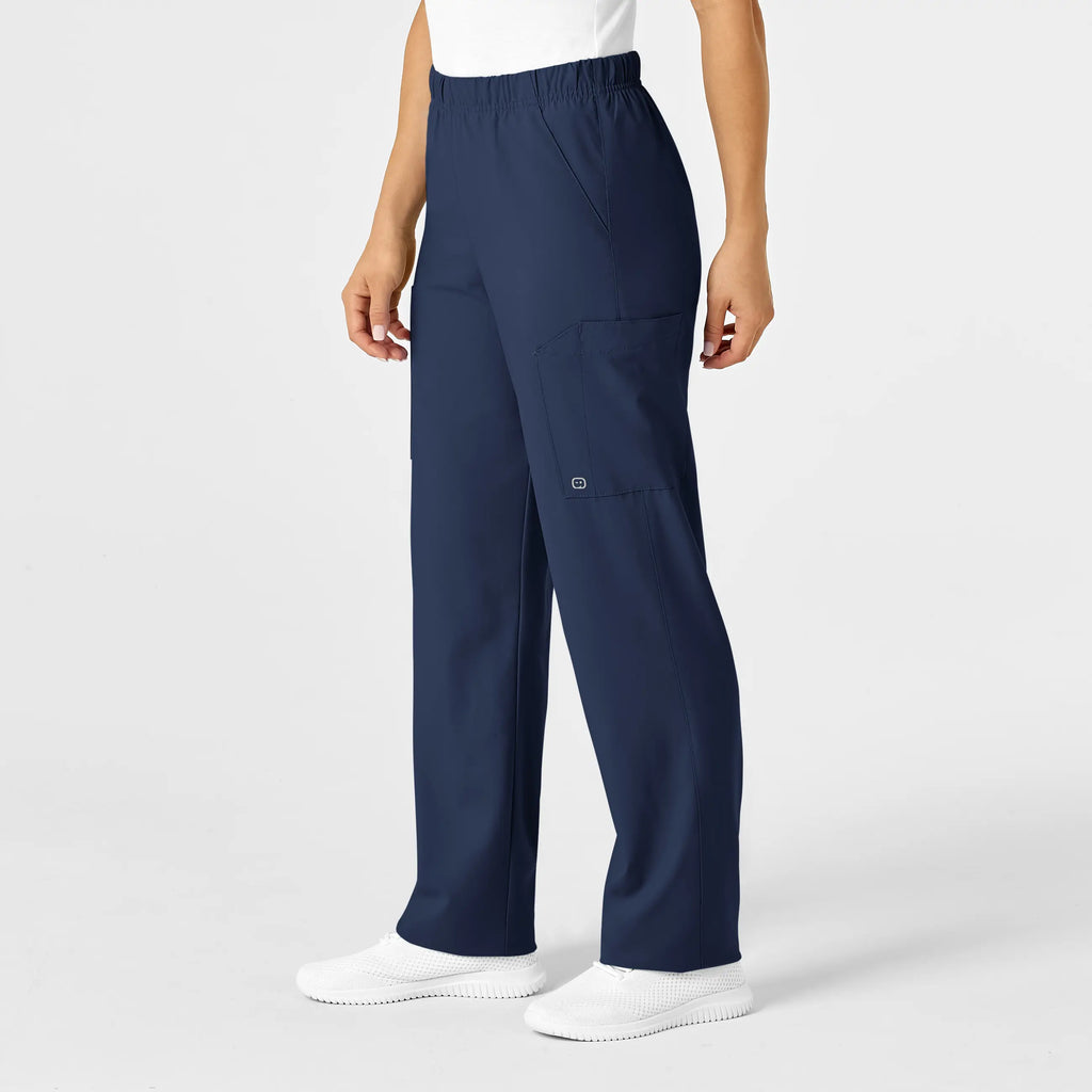 Wink Scrubs Unisex Multi-Cargo Scrub Pant Navy | scrub-supply.com