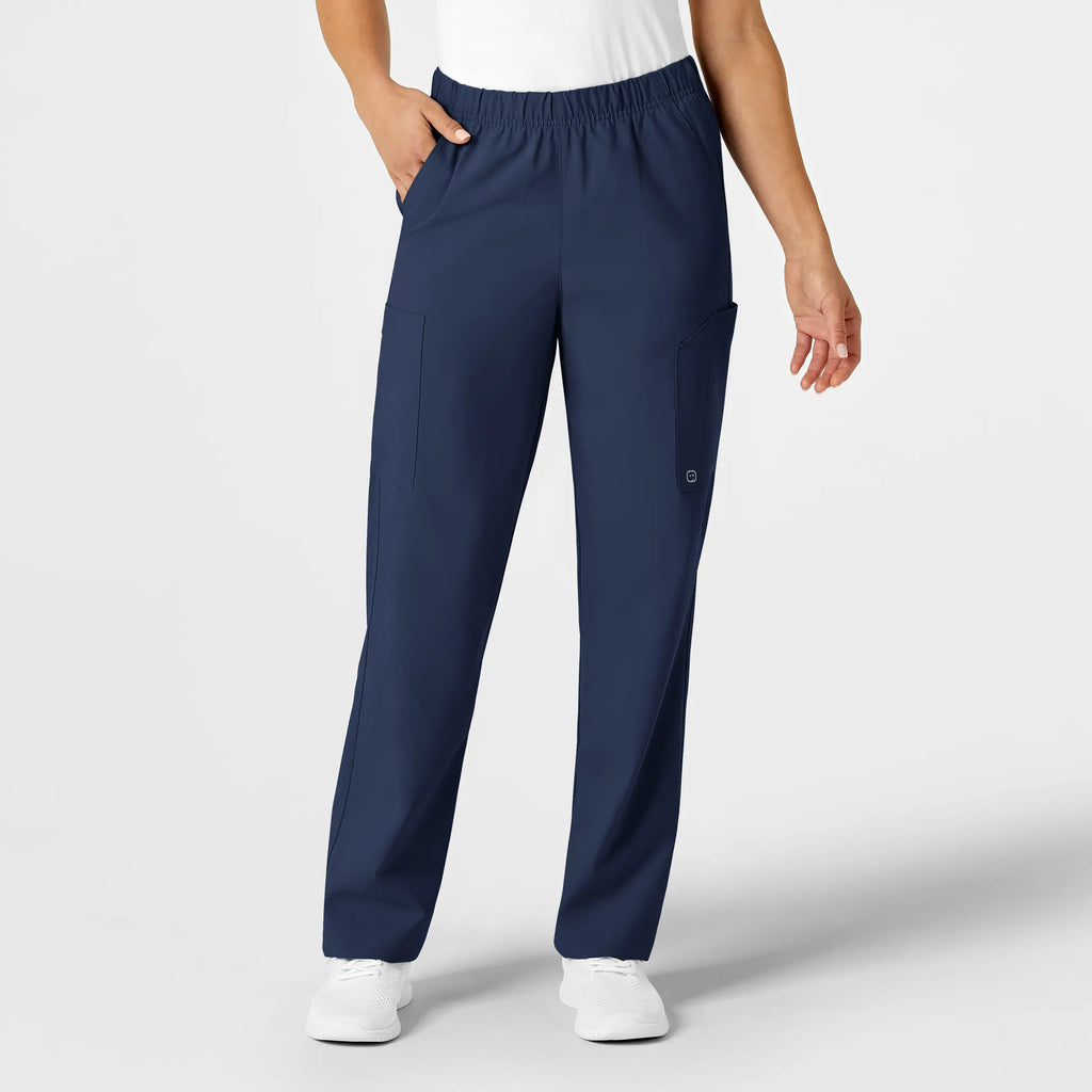 Wink Scrubs Unisex Multi-Cargo Scrub Pant Navy | scrub-supply.com