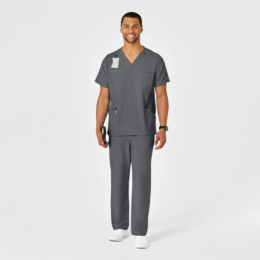 Wink Scrubs Unisex Multi-Cargo Scrub Pant Pewter | scrub-supply.com