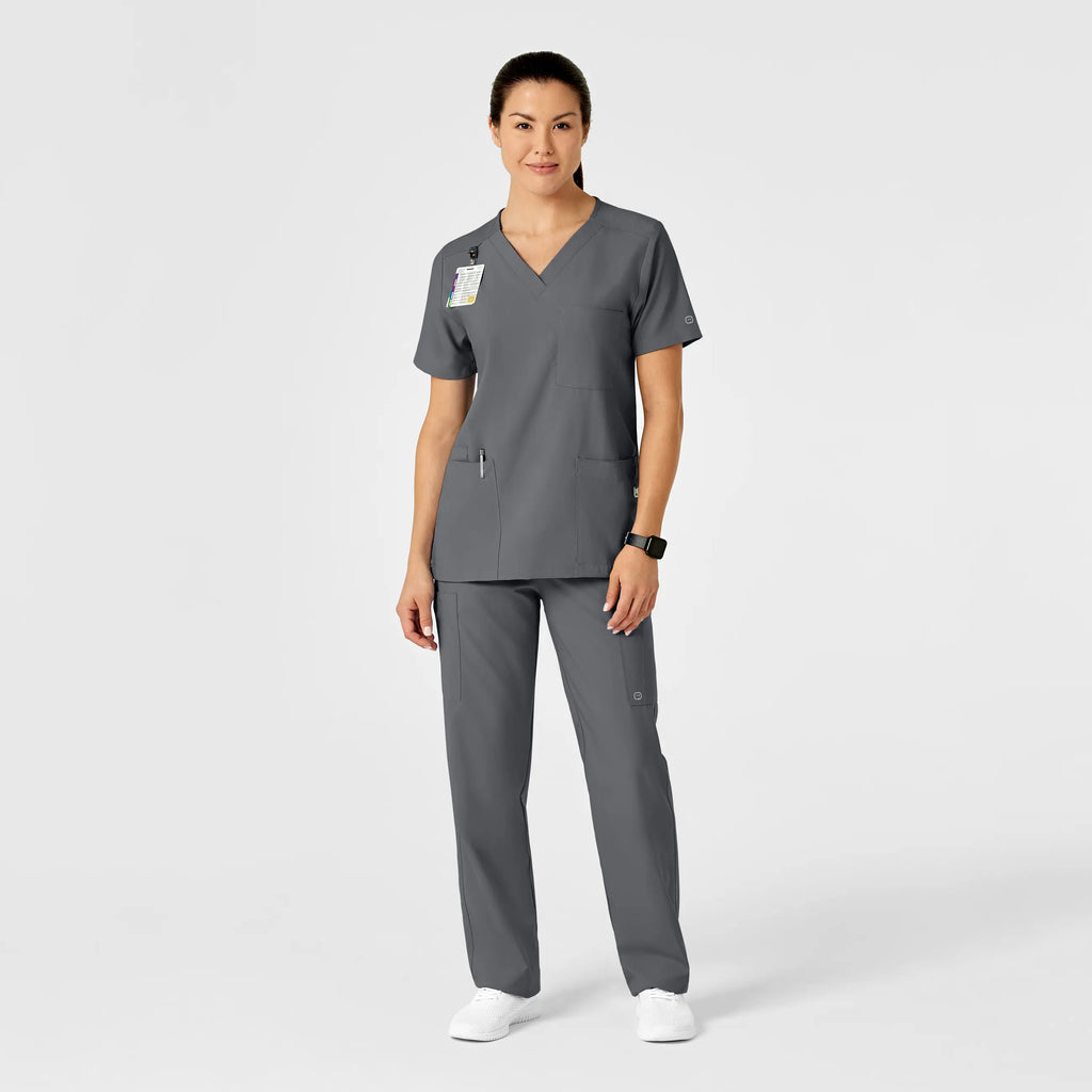 Wink Scrubs Unisex Multi-Cargo Scrub Pant Pewter | scrub-supply.com