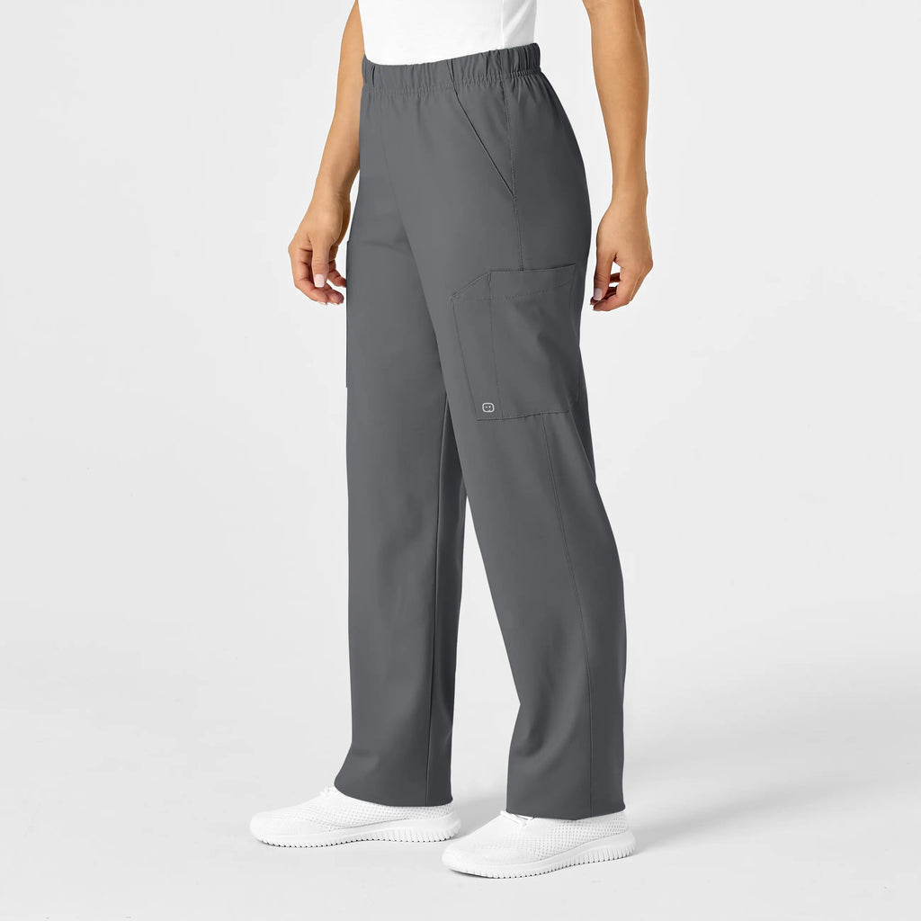 Wink Scrubs Unisex Multi-Cargo Scrub Pant Pewter | scrub-supply.com