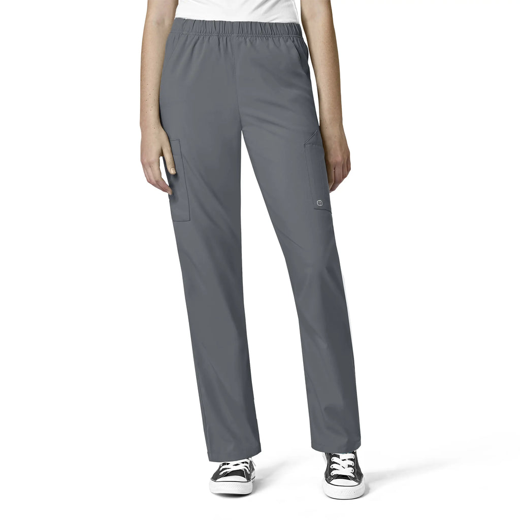 Wink Scrubs Unisex Multi-Cargo Scrub Pant Pewter | scrub-supply.com