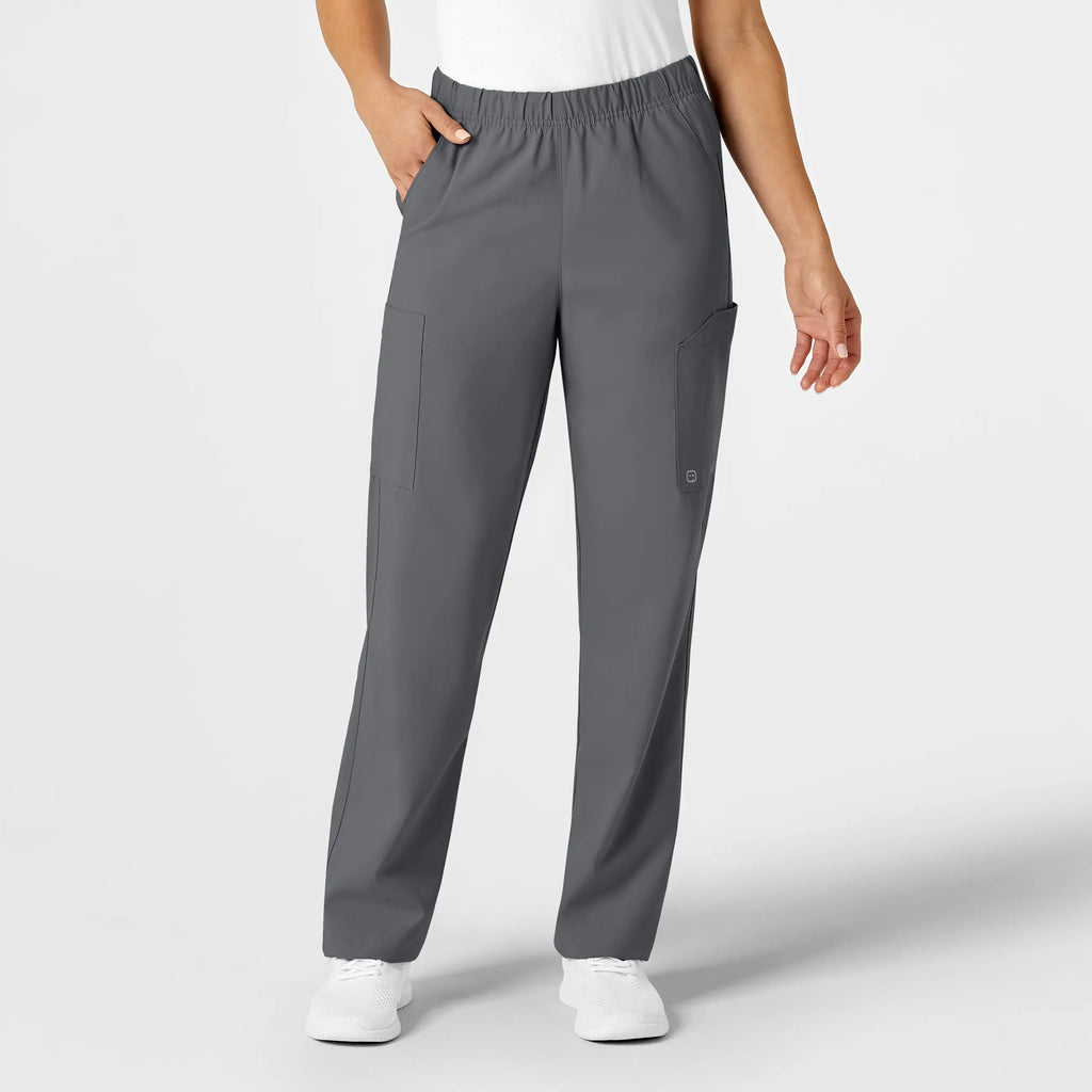 Wink Scrubs Unisex Multi-Cargo Scrub Pant Pewter | scrub-supply.com