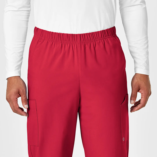 Wink Scrubs Unisex Multi-Cargo Scrub Pant Red | scrub-supply.com