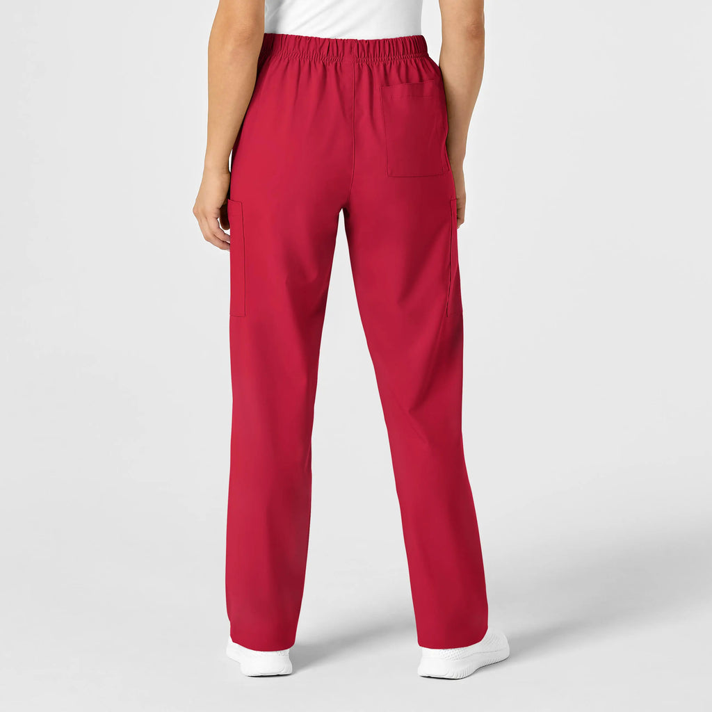 Wink Scrubs Unisex Multi-Cargo Scrub Pant Red | scrub-supply.com