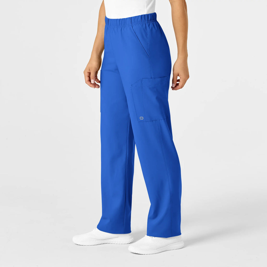 Wink Scrubs Unisex Multi-Cargo Scrub Pant Royal Blue | scrub-supply.com