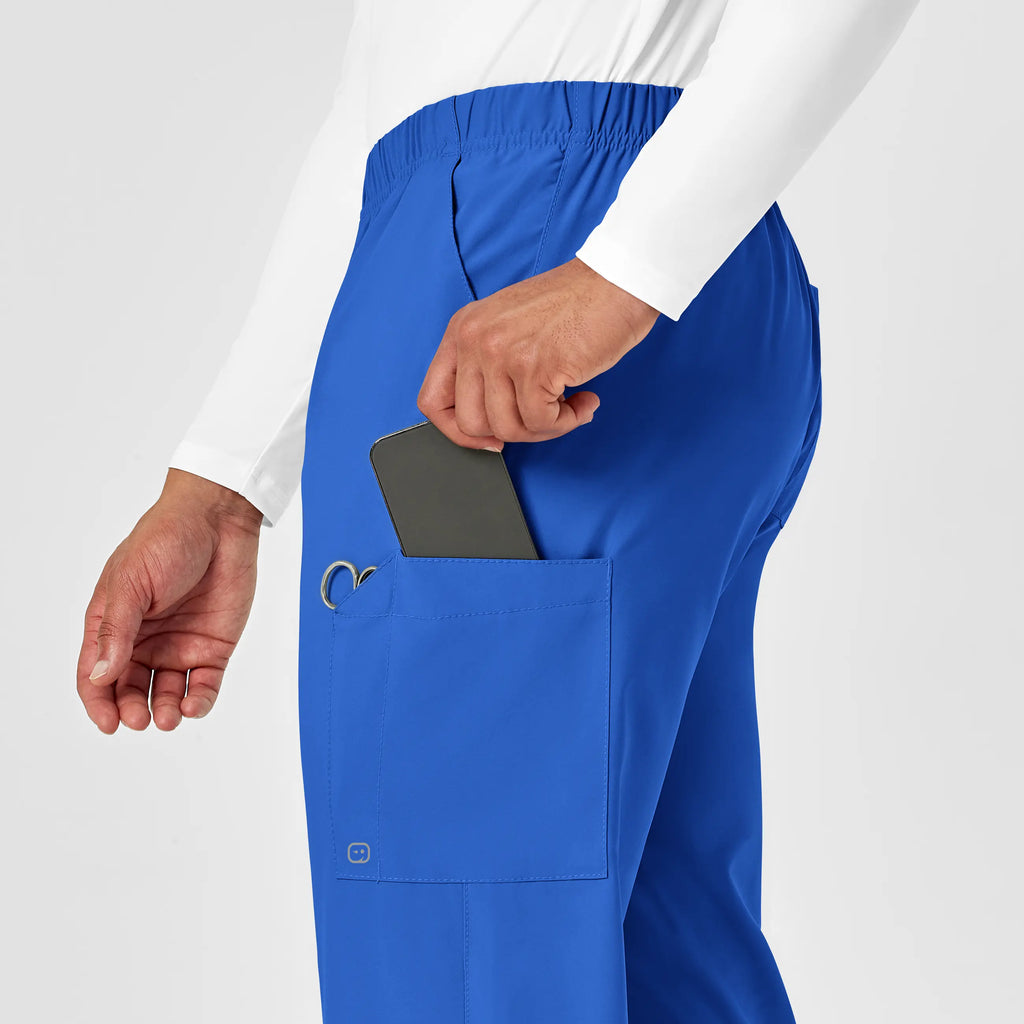 Wink Scrubs Unisex Multi-Cargo Scrub Pant Royal Blue | scrub-supply.com