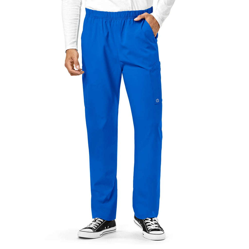 Wink Scrubs Unisex Multi-Cargo Scrub Pant Royal Blue | scrub-supply.com