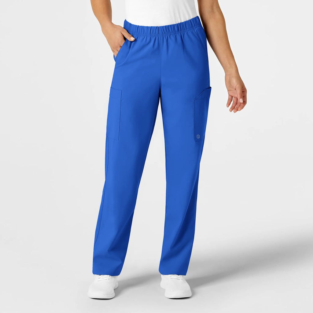 Wink Scrubs Unisex Multi-Cargo Scrub Pant Royal Blue | scrub-supply.com