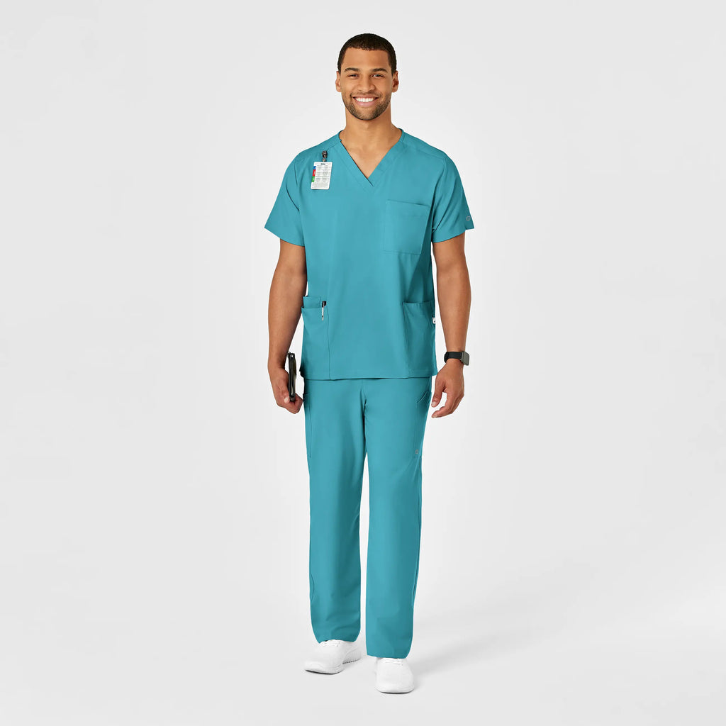 Wink Scrubs Unisex Multi-Cargo Scrub Pant Teal | scrub-supply.com