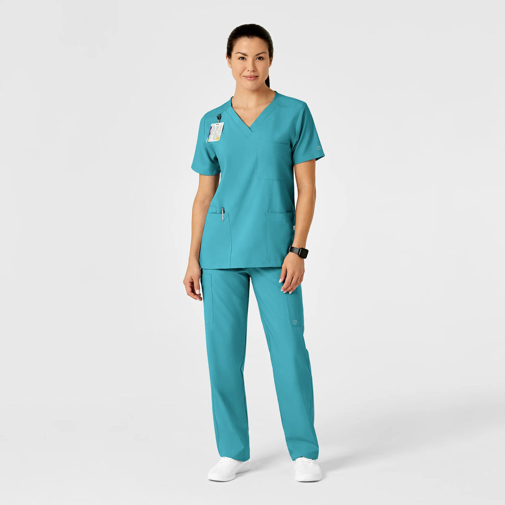 Wink Scrubs Unisex Multi-Cargo Scrub Pant Teal | scrub-supply.com