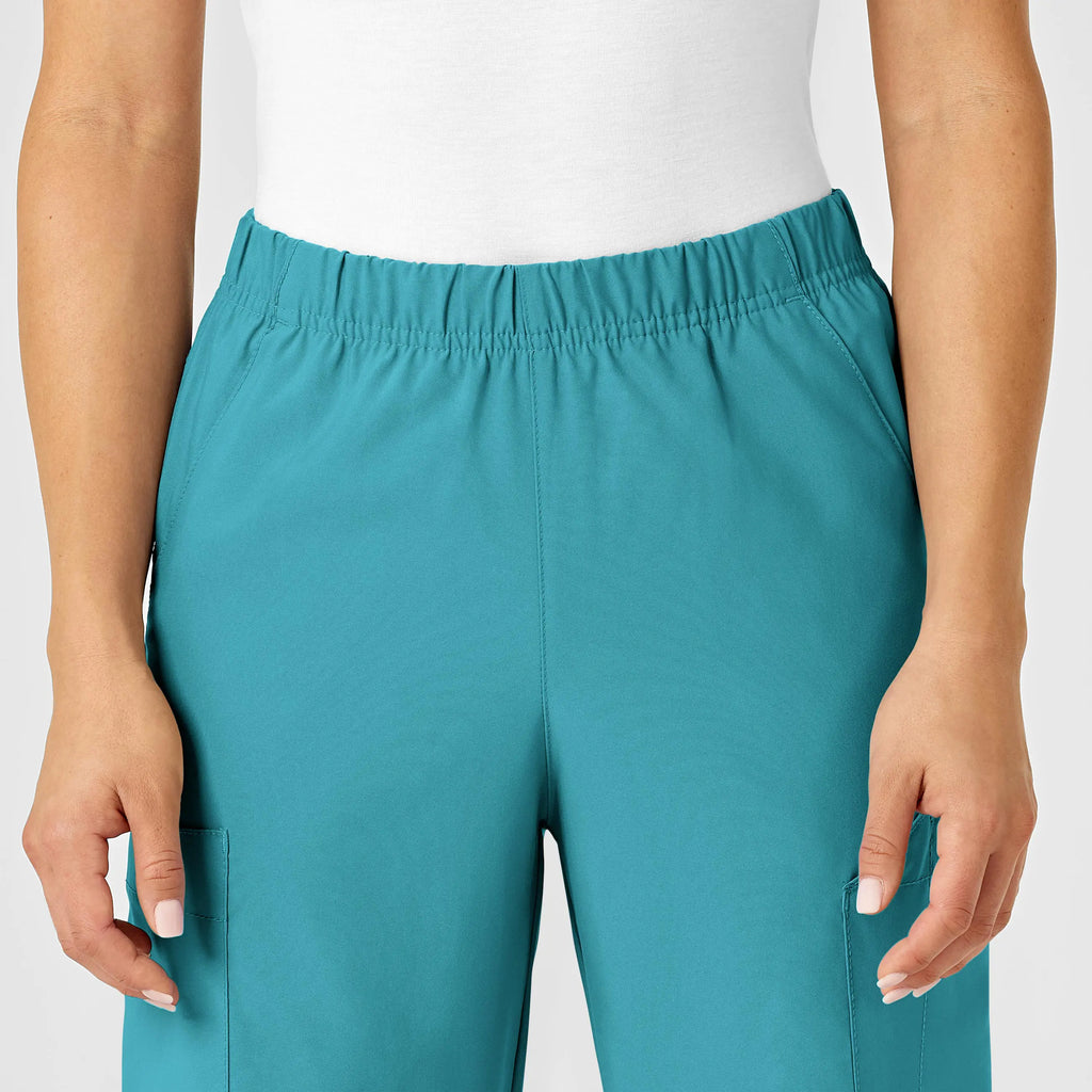 Wink Scrubs Unisex Multi-Cargo Scrub Pant Teal | scrub-supply.com