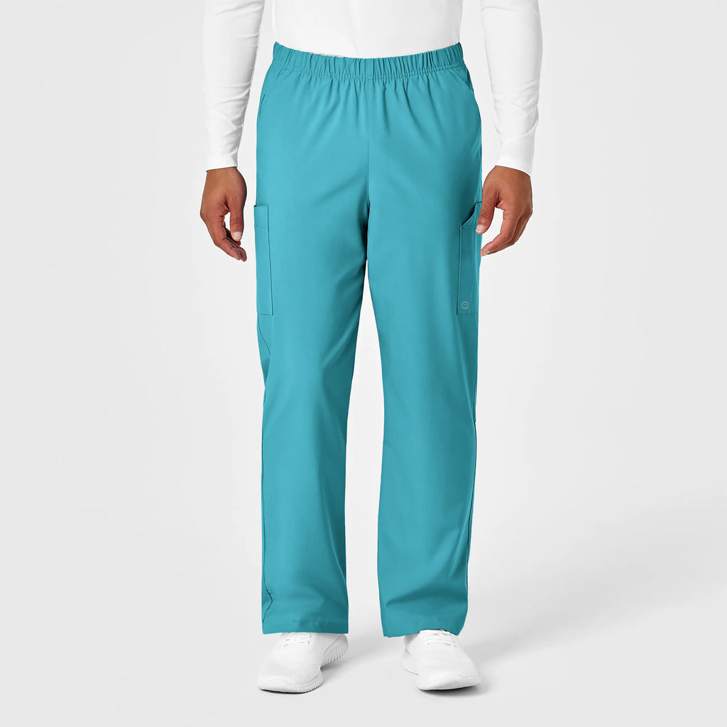 Wink Scrubs Unisex Multi-Cargo Scrub Pant Teal | scrub-supply.com