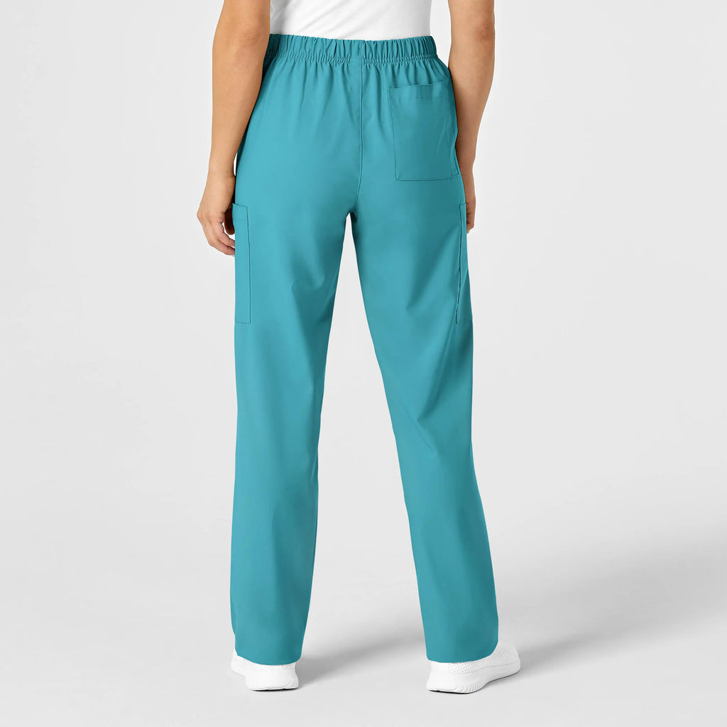 Wink Scrubs Unisex Multi-Cargo Scrub Pant Teal | scrub-supply.com