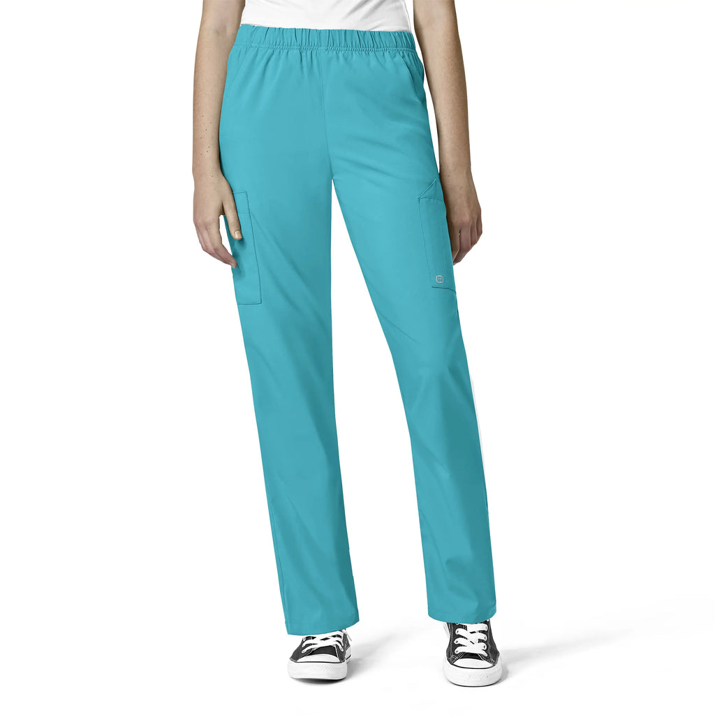 Wink Scrubs Unisex Multi-Cargo Scrub Pant Teal | scrub-supply.com