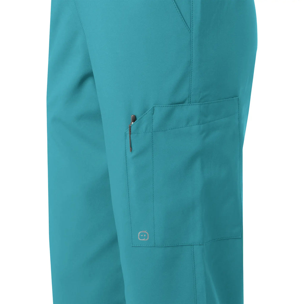 Wink Scrubs Unisex Multi-Cargo Scrub Pant Teal | scrub-supply.com