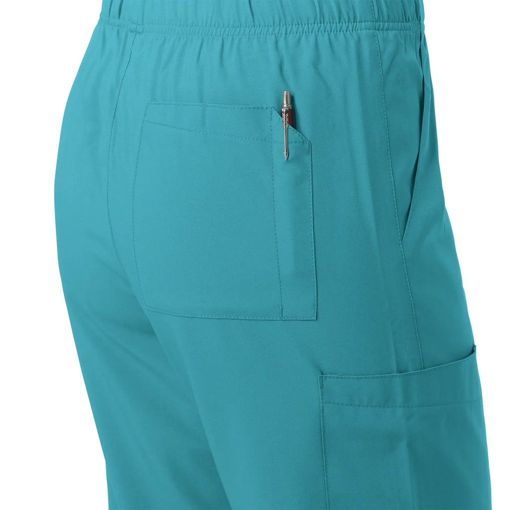 Wink Scrubs Unisex Multi-Cargo Scrub Pant Teal | scrub-supply.com