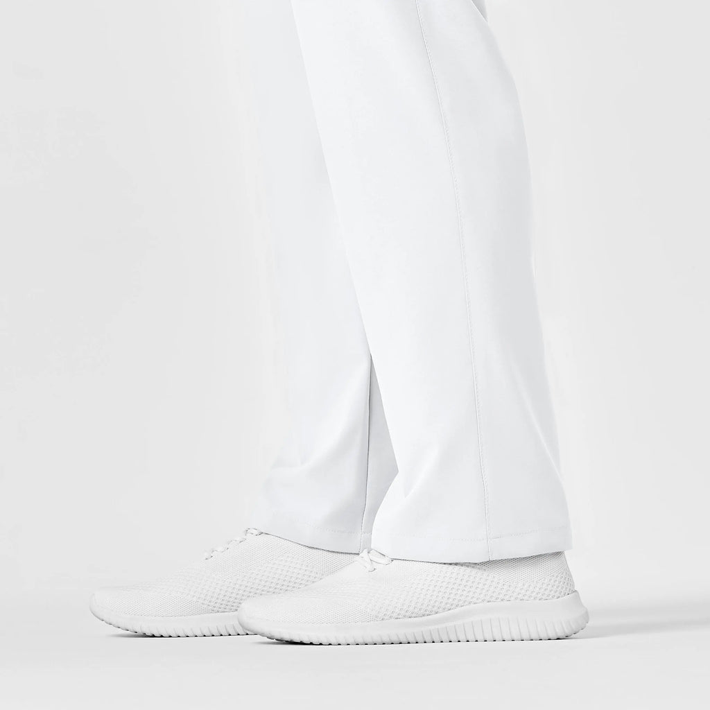 Wink Scrubs Unisex Multi-Cargo Scrub Pant White | scrub-supply.com