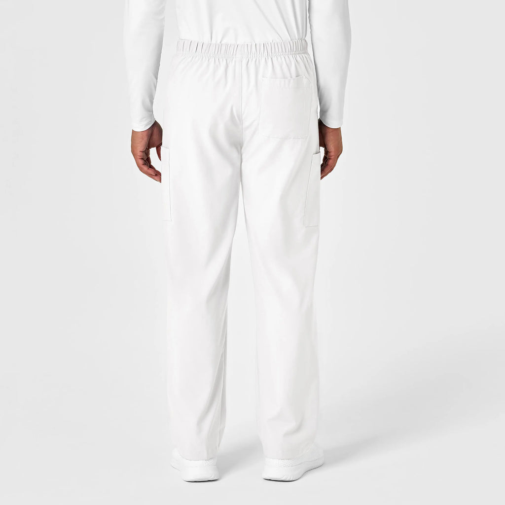 Wink Scrubs Unisex Multi-Cargo Scrub Pant White | scrub-supply.com