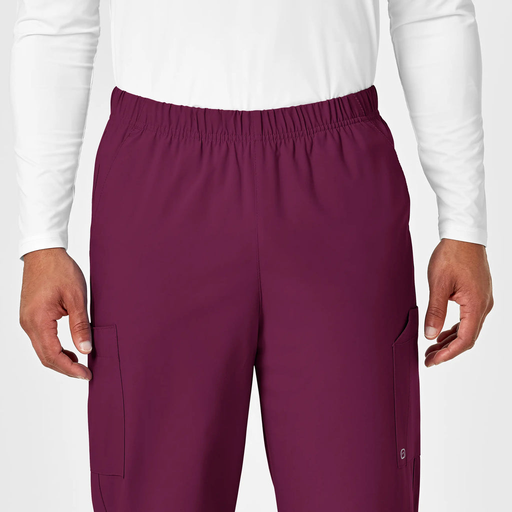 Wink Scrubs Unisex Multi-Cargo Scrub Pant Wine | scrub-supply.com