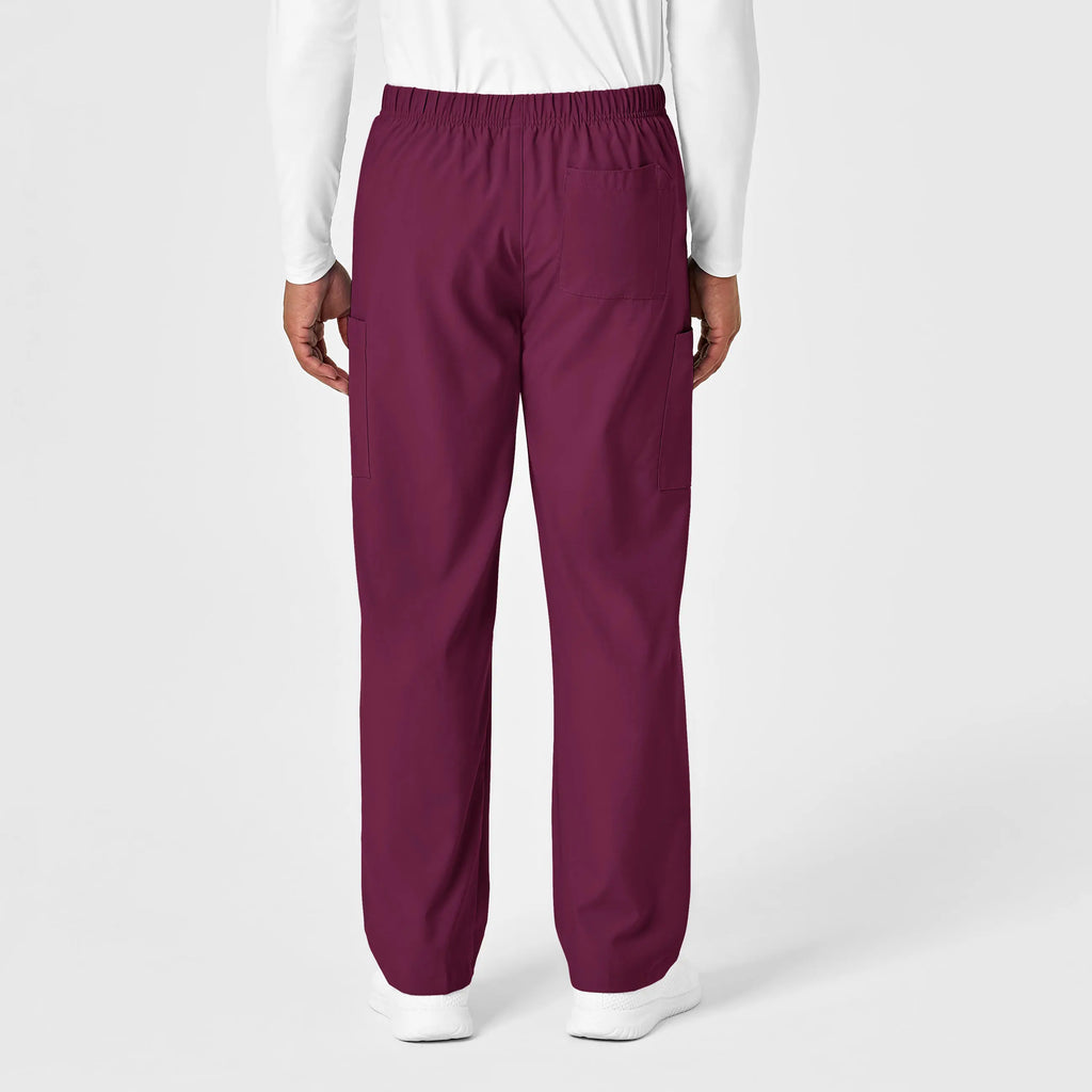 Wink Scrubs Unisex Multi-Cargo Scrub Pant Wine | scrub-supply.com