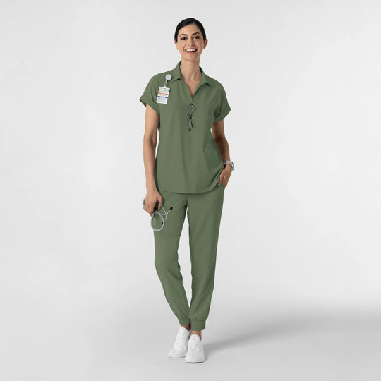 Wink Scrubs Women's Jogger Scrub Pant Olive | scrub-supply.com