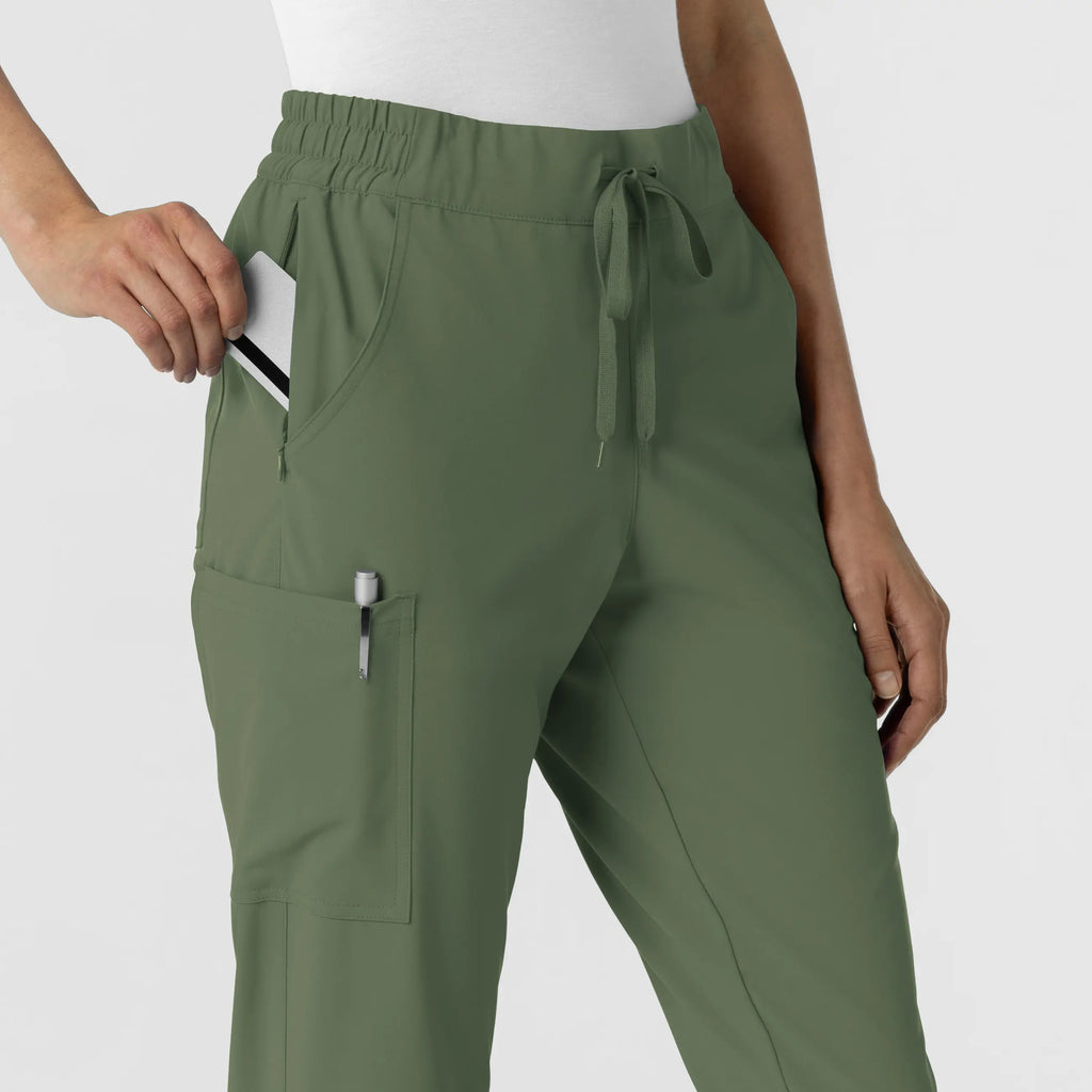 Wink Scrubs Women's Jogger Scrub Pant Olive | scrub-supply.com
