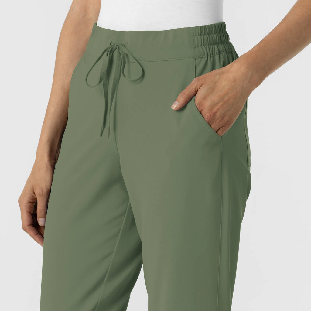 Wink Scrubs Women's Jogger Scrub Pant Olive | scrub-supply.com