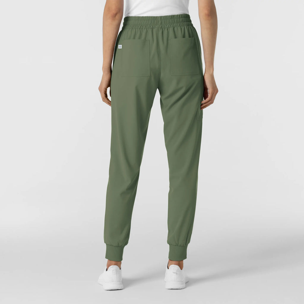 Wink Scrubs Women's Jogger Scrub Pant Olive | scrub-supply.com