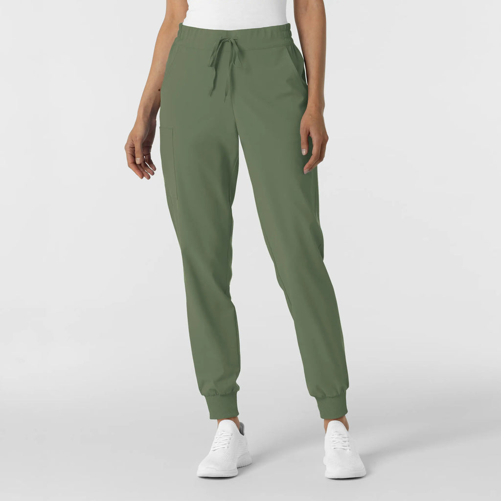 Wink Scrubs Women's Jogger Scrub Pant Olive | scrub-supply.com