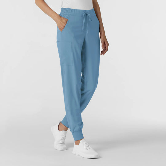 Wink Scrubs Women's Jogger Scrub Pant Pacific Blue | scrub-supply.com