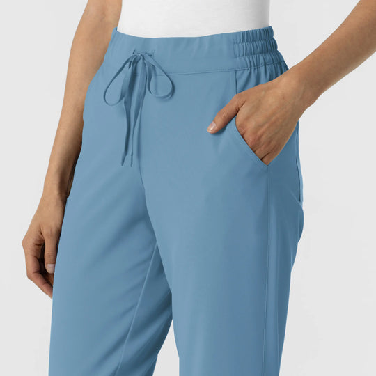 Wink Scrubs Women's Jogger Scrub Pant Pacific Blue | scrub-supply.com