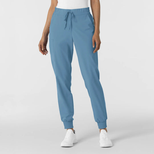 Wink Scrubs Women's Jogger Scrub Pant Pacific Blue | scrub-supply.com