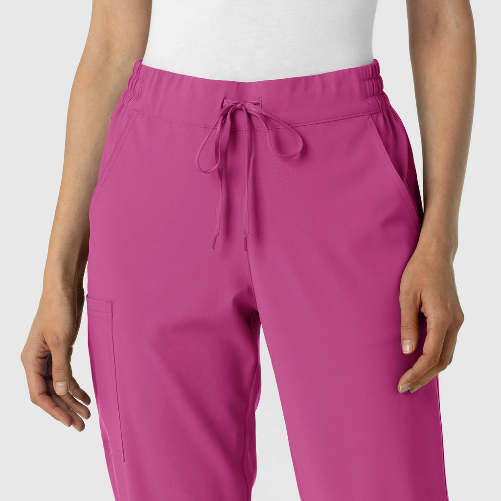 Wink Scrubs Women's Jogger Scrub Pant Raspberry | scrub-supply.com